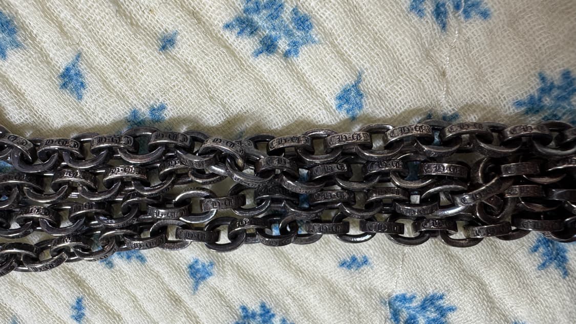 크롬하츠 새제품 미사용 페이퍼체인 20인치 실버 판매합니다 상품이미지4