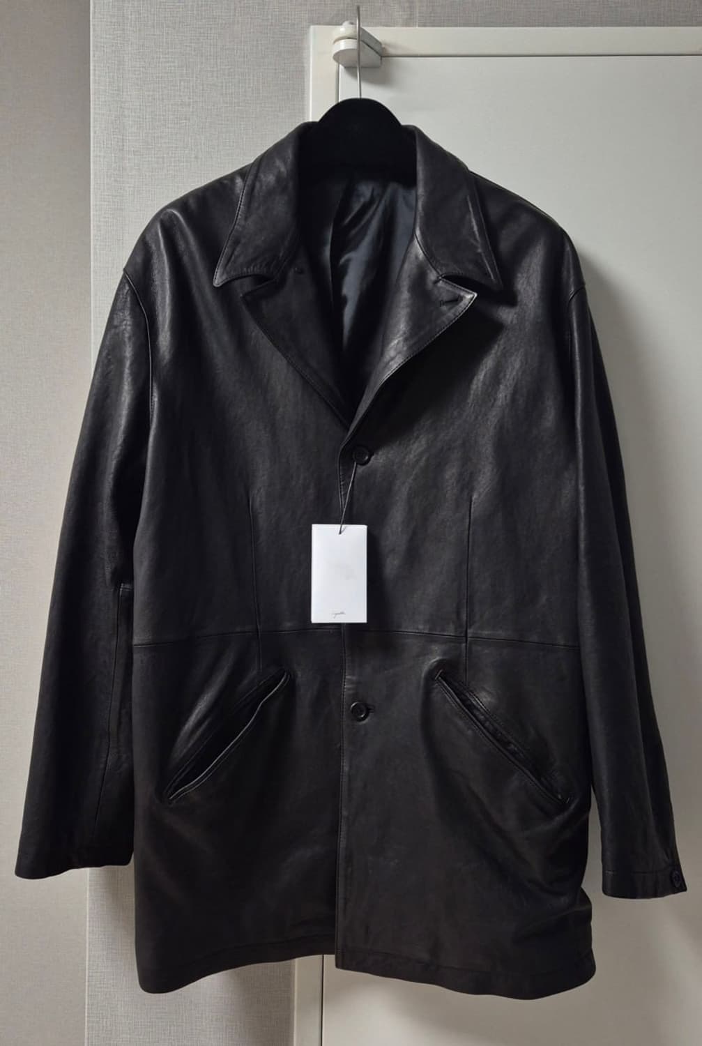 유스 / 26SS 워시드 레더 자켓 / M 상품이미지3