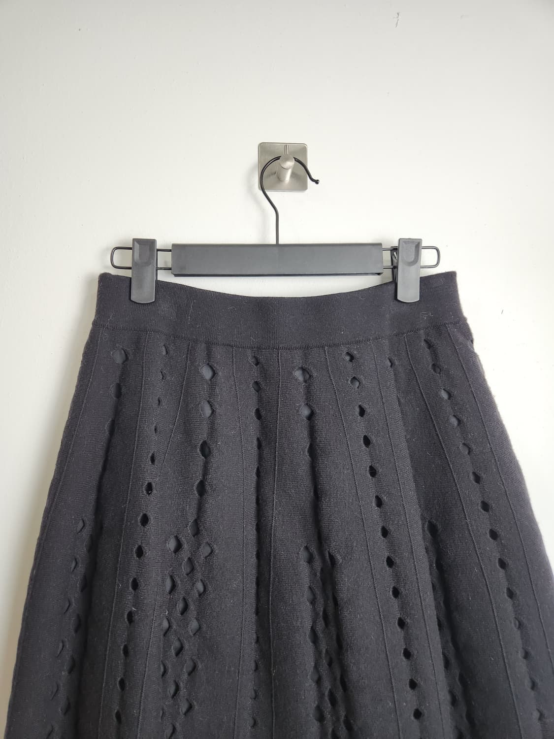 (오즈세컨)니트 펀칭 스커트 상품이미지7