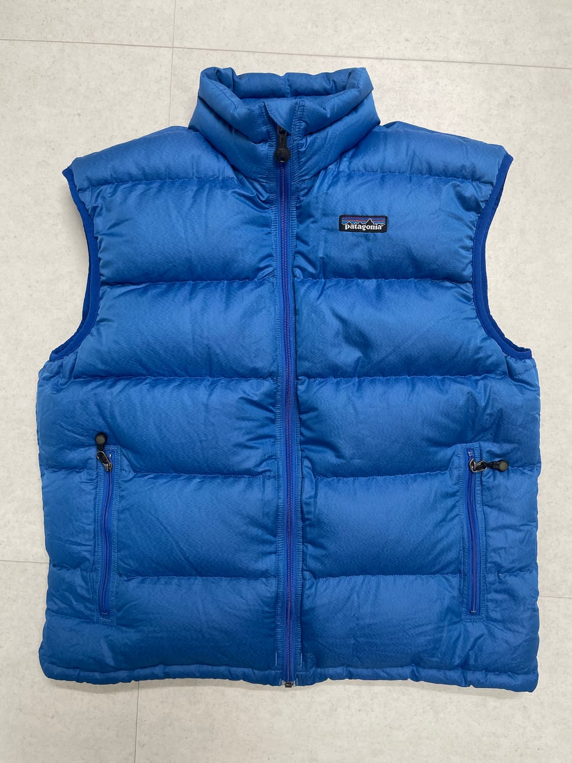 [M] 파타고니아 빈티지 패커블 다운 베스트 블루 상품이미지1