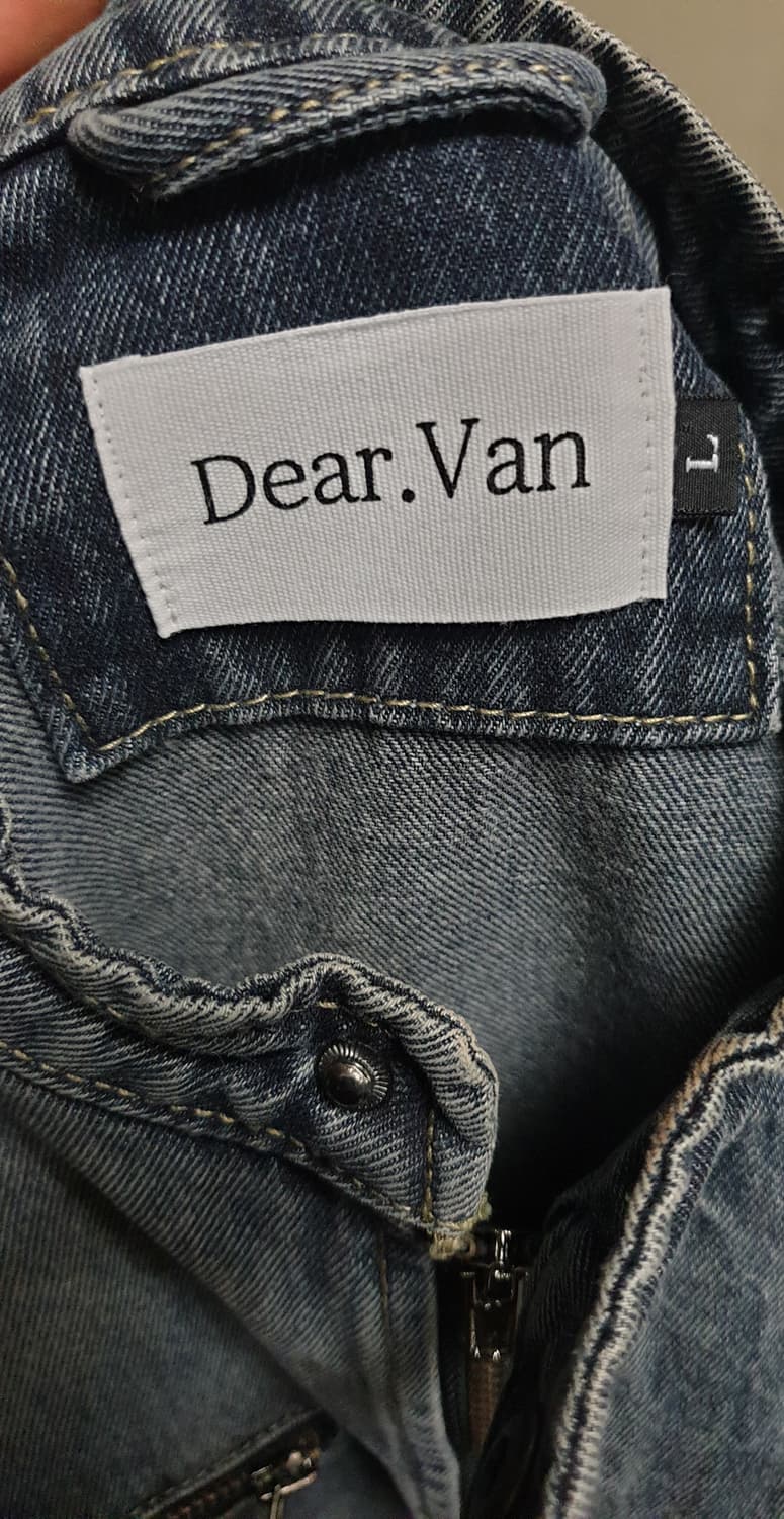 DEAR.VAN 빈티지워싱 차이나카라 데님자켓 (L) 상품이미지4