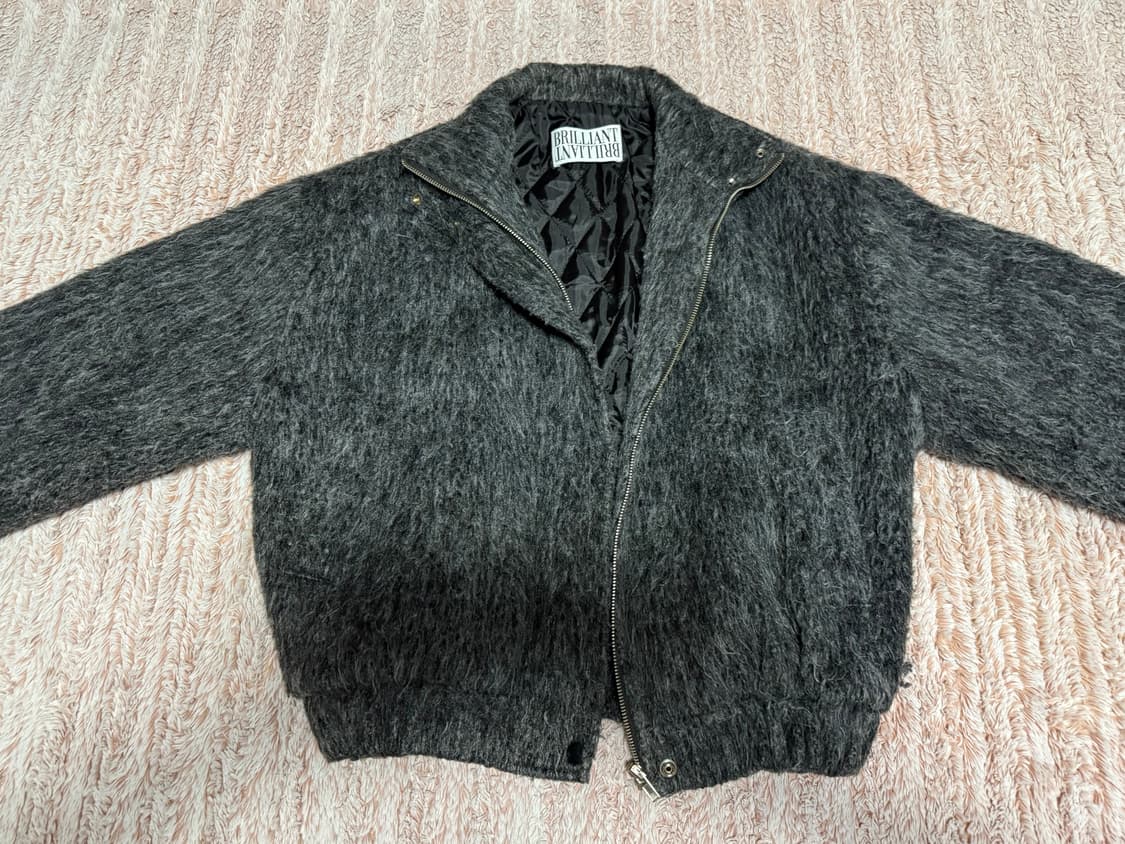 그레이 퍼 자켓 상품이미지1