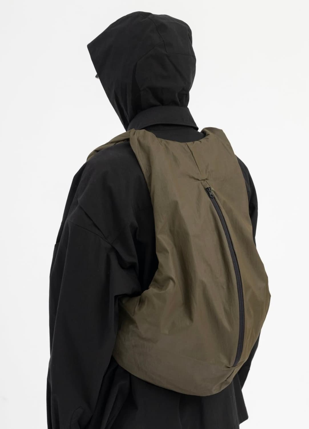 혜인서 포플린 백팩 카키 hyeinseo 상품이미지2