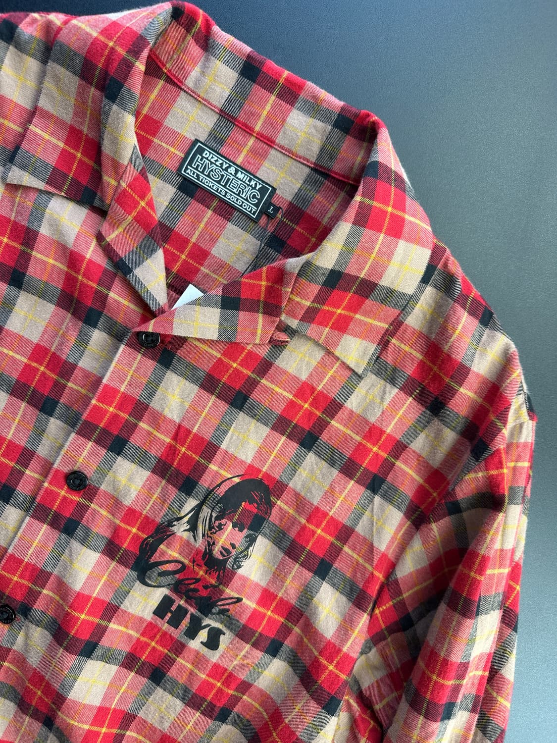 Hysteric glamour plaid shirts 상품이미지1