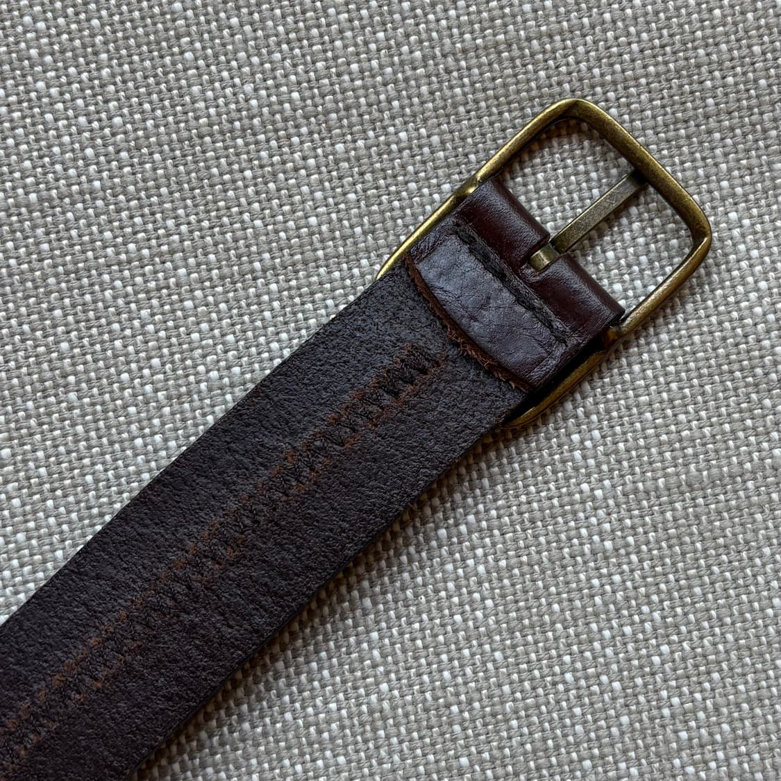 (34-35) Canada 이탈리안 카시스 다크 브라운 레더 벨트 상품이미지8