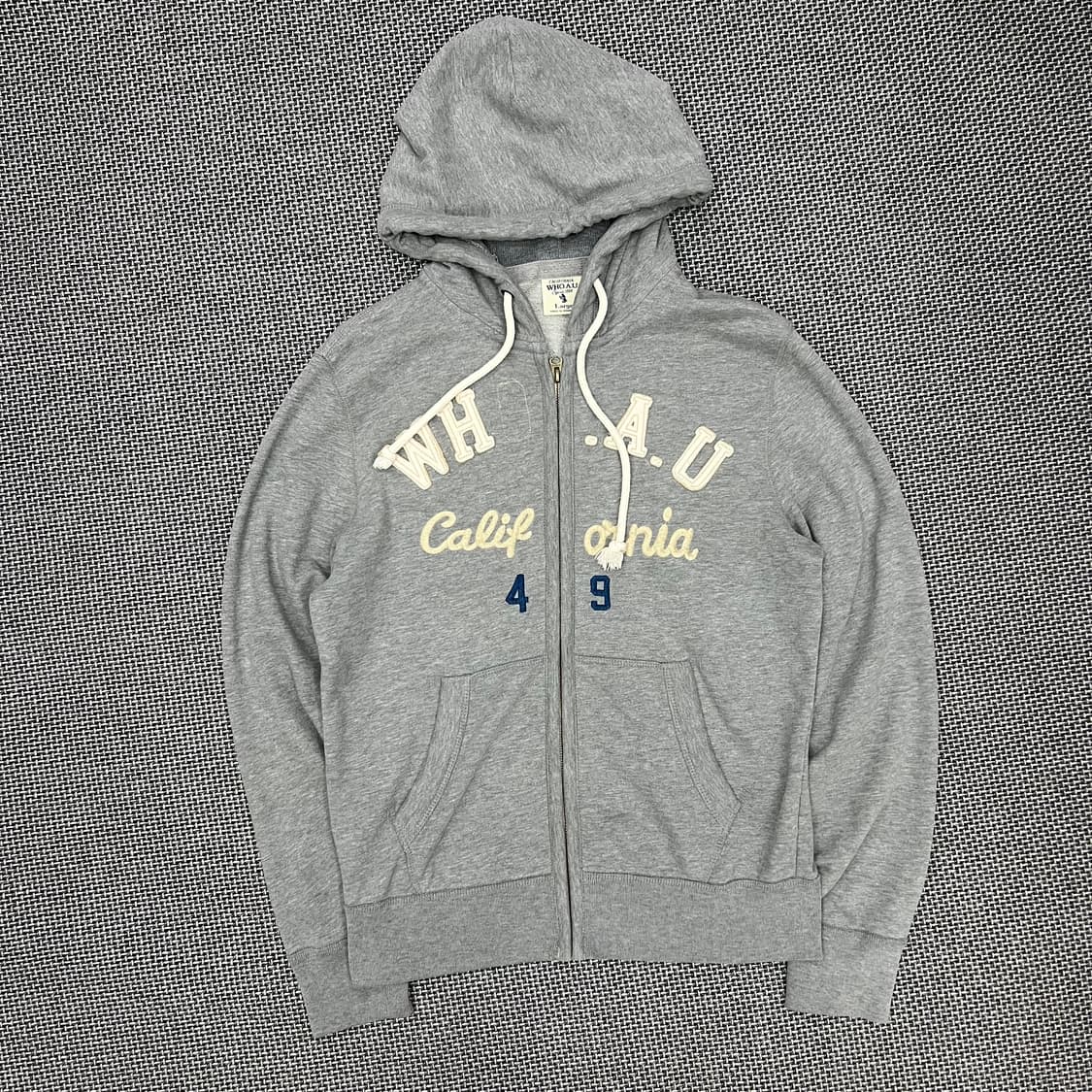 후아유 그레이 후드집업 상품이미지1