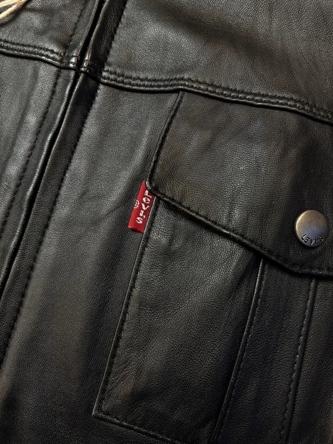 리바이스 00's 우먼스 숏 양가죽 자켓 PN5535    상품이미지3