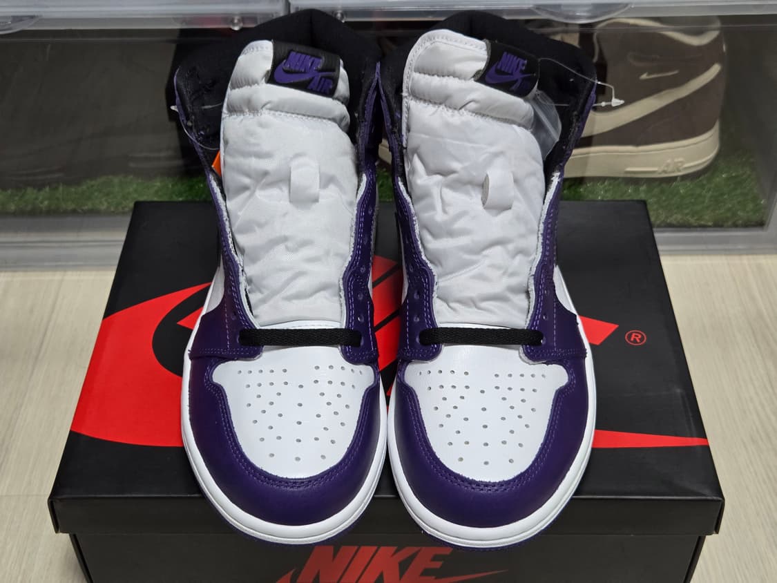 [판매](260)조던 1 레트로 하이 OG 코트 퍼플 상품이미지4