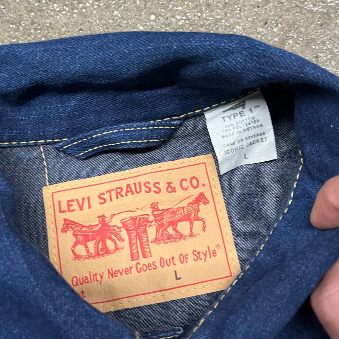 Levis 타입원 데님 자켓 (105) 상품이미지4
