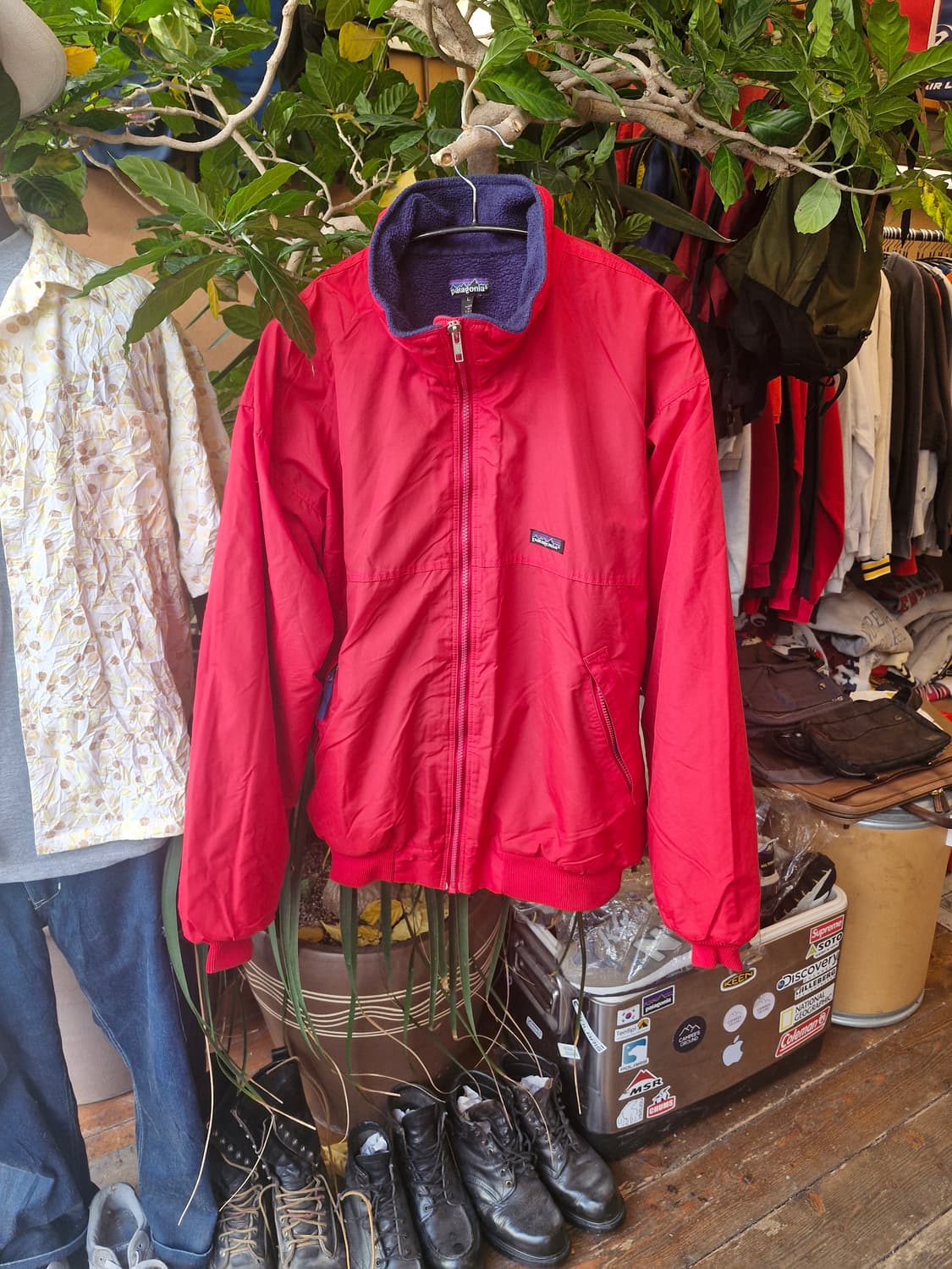 Z-268 파타고니아 쉘드 신칠라 봄버 웜업 자켓  상품이미지1