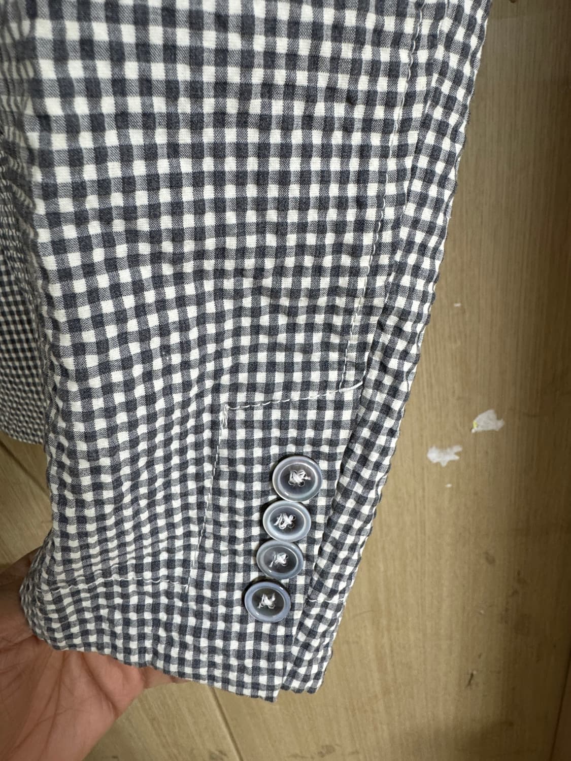 타임옴므 시어서커 싱글 자켓  상품이미지4