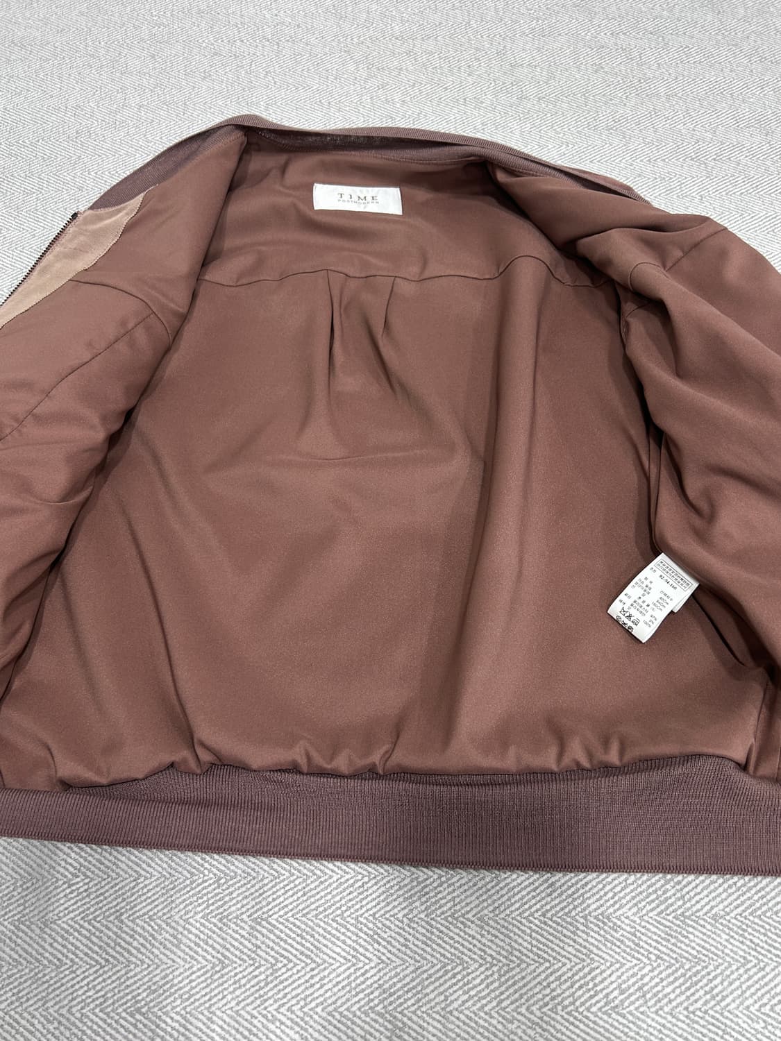 한섬 타임 바이커 집업 자켓 봄버 82사이즈 상품이미지7