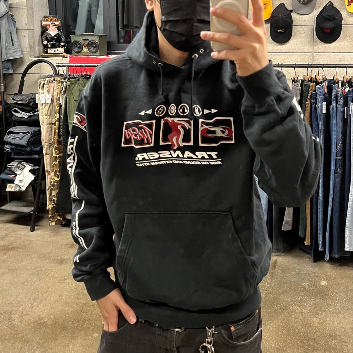 빈티지 스케이트 프림팅 후드 (105) 상품이미지7