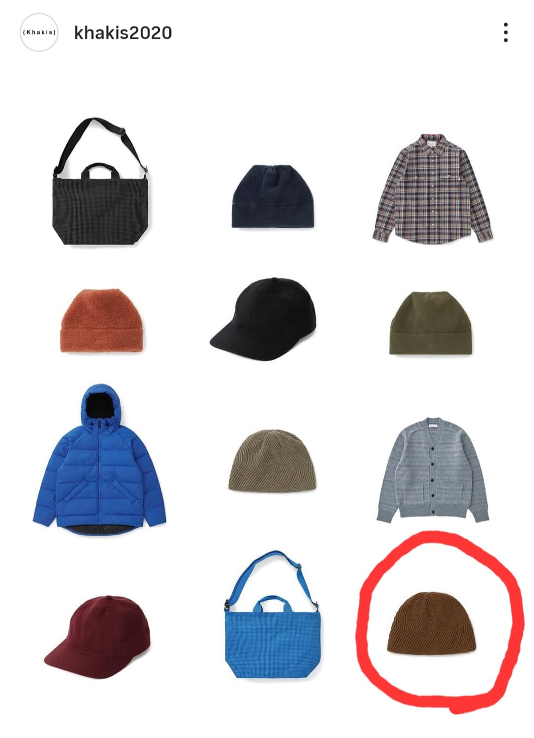 Adsum 앗슘 zigzag beanie 지그재그 비니 (카키스) 상품이미지4