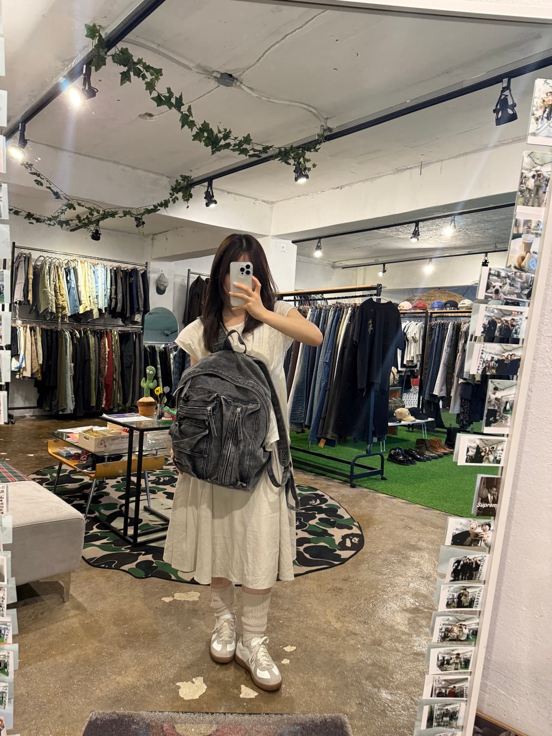 자라(ZARA) 테크니컬 워싱 데님 백팩  상품이미지4