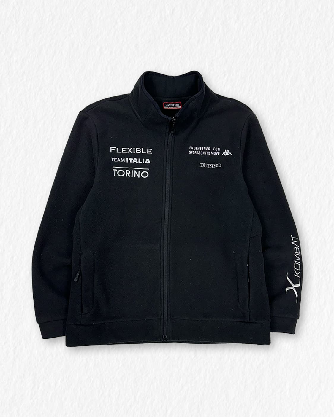 카파 레터링 플리스 점퍼 상품이미지1