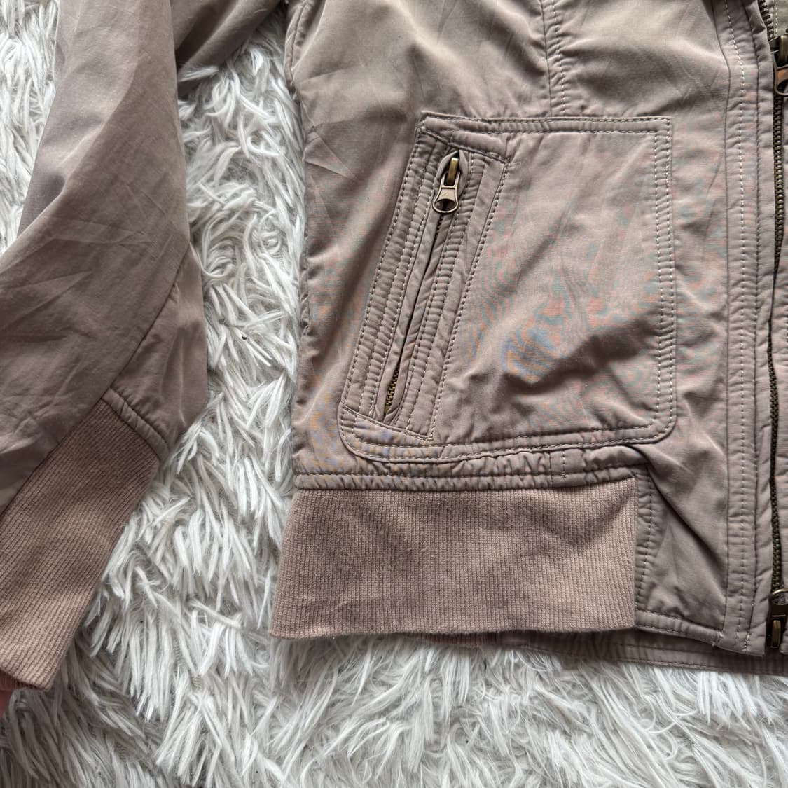 NATURAL BEAUTY 일본빈티지 y2k 후드집업 자켓 M 38 상품이미지5