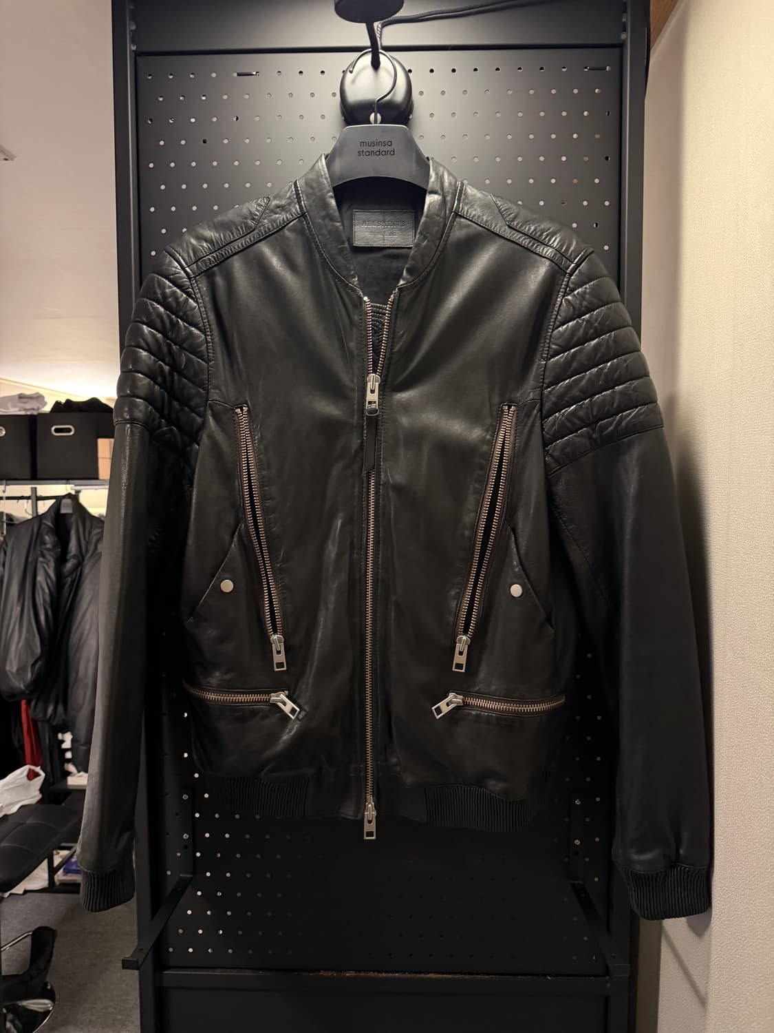 올세인츠 양가죽 레더 가죽 자켓 XL 상품이미지3