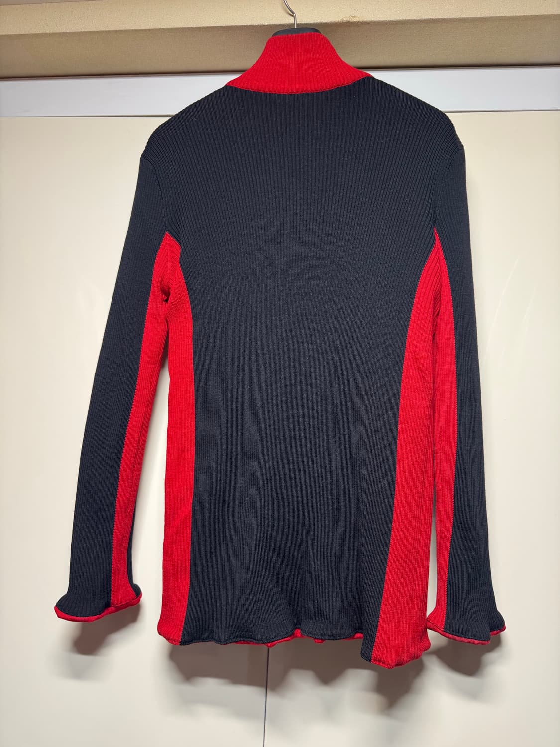 90s 돌체앤가바나 이중 니트 집업 상품이미지2