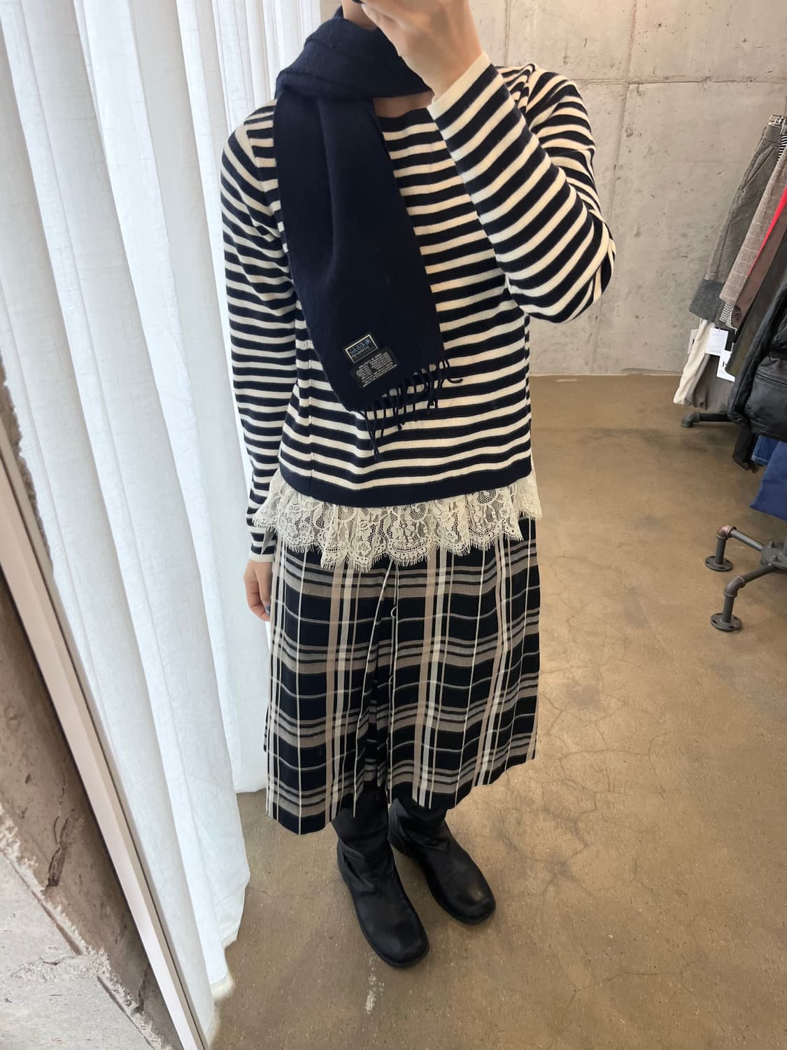 MCRITCHIE 캐시미어 머플러 made in SCOTLAND 상품이미지8