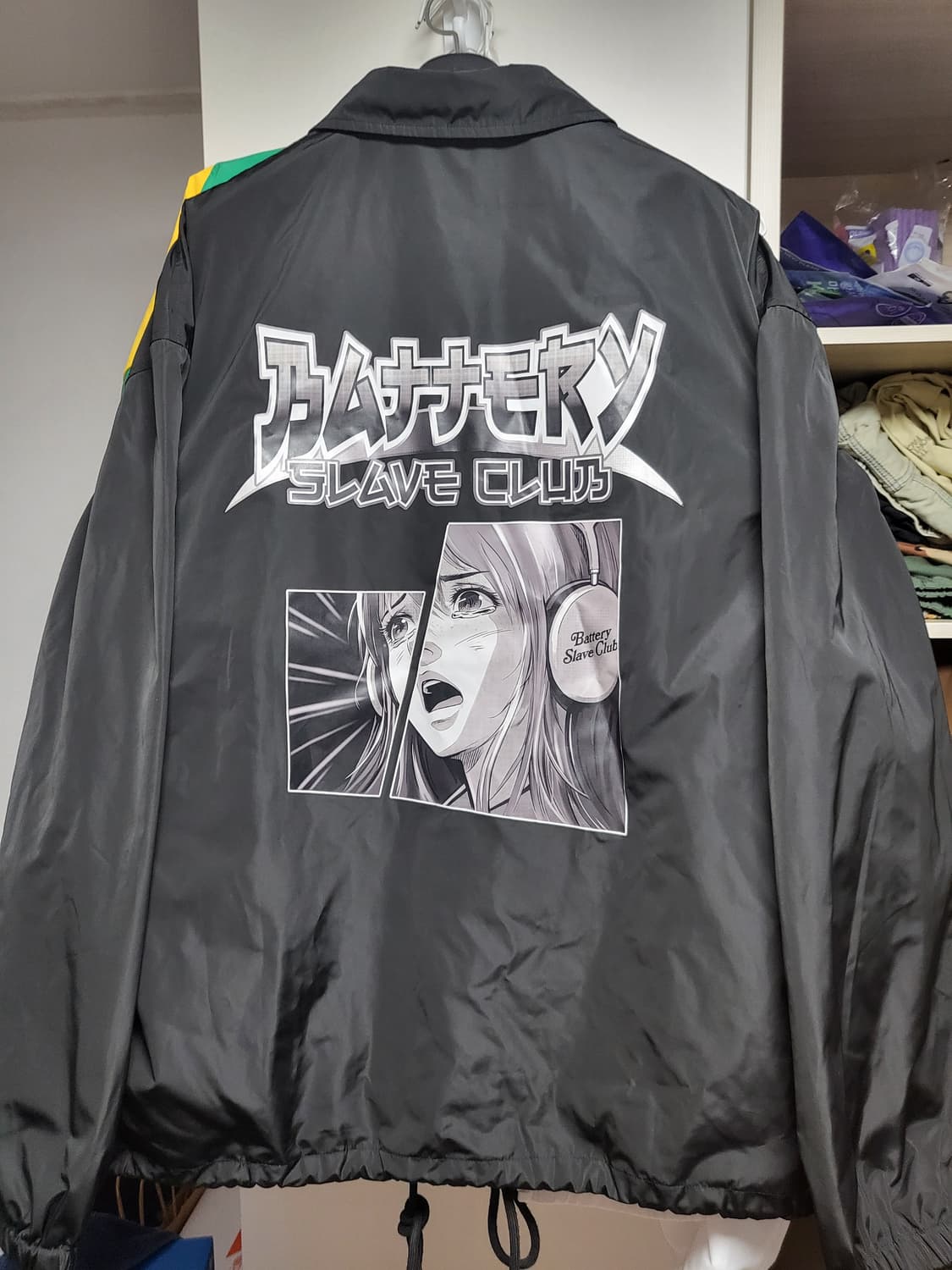 엑스트라오디너리 B.S.C anime 코치 자켓 블랙 L 상품이미지6