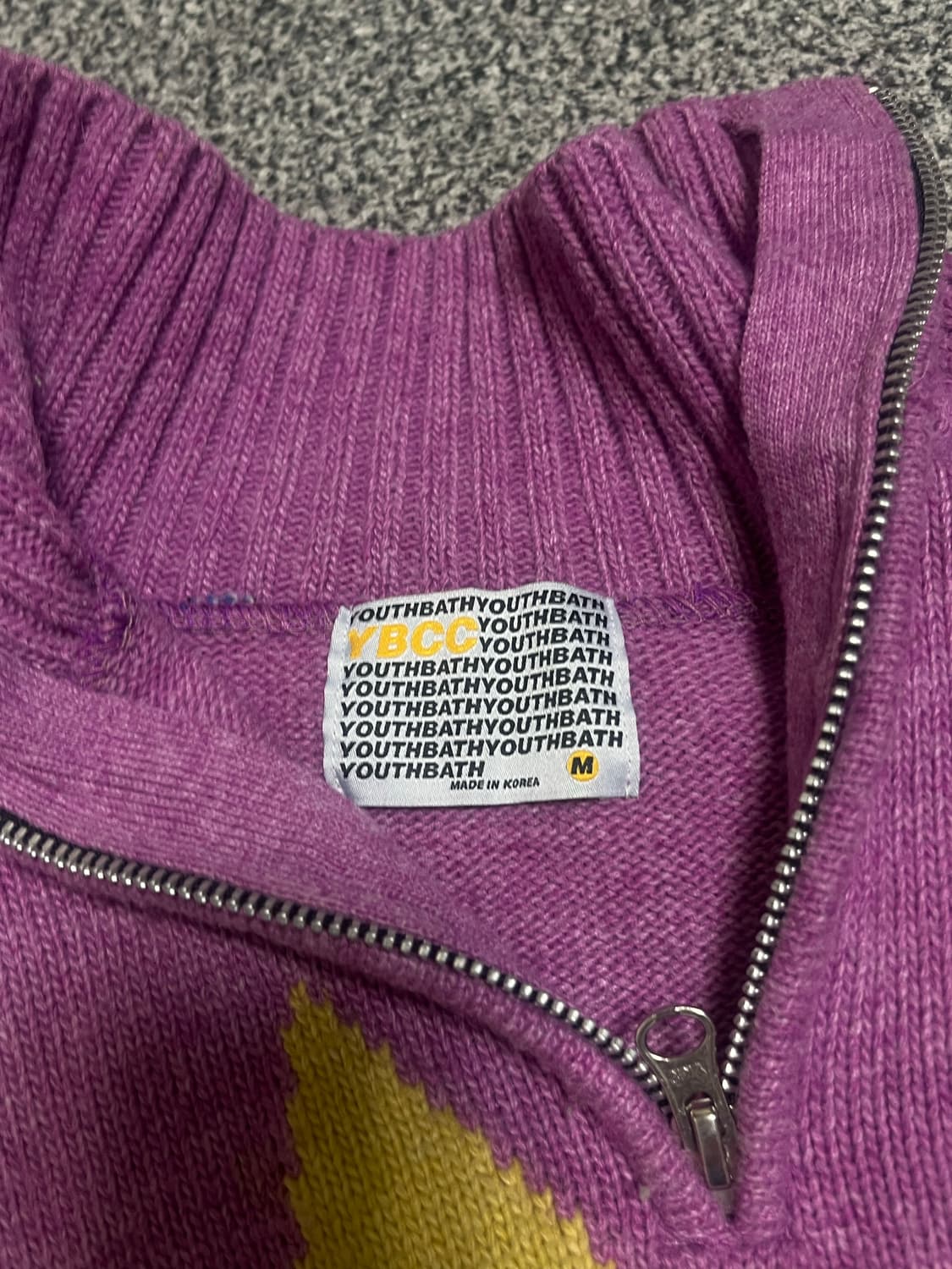 유쓰배쓰 STAR ZIP UP ANORAK KNIT 상품이미지3