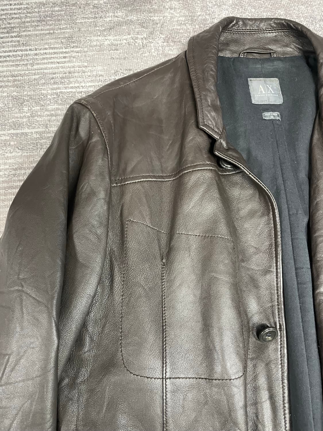 90s A|X  리얼레더 자켓 상품이미지6