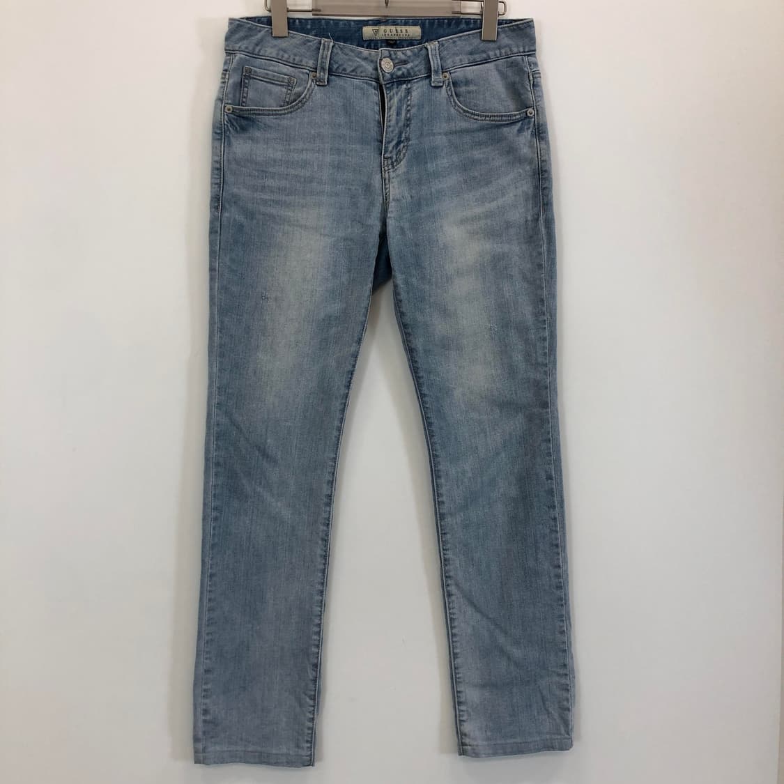 게스 은장 프리미엄 연청 데님진 30 인치 상품이미지1