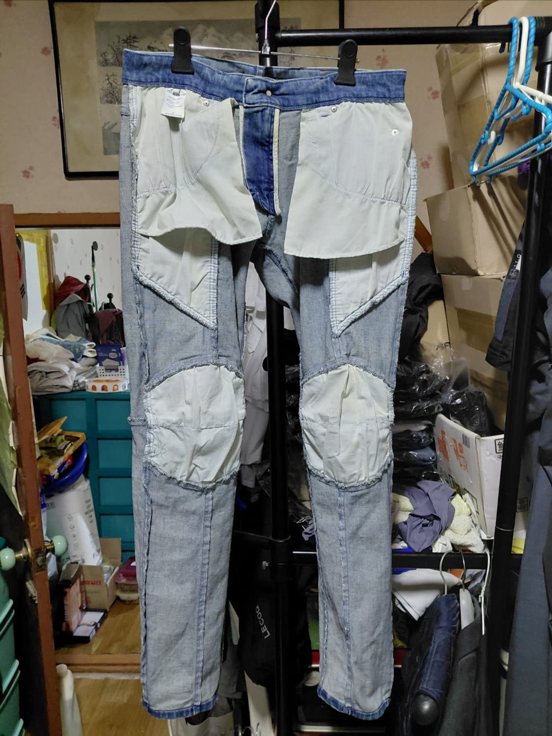 [피에르발망]바이커 데님 청바지 34사이즈  상품이미지10