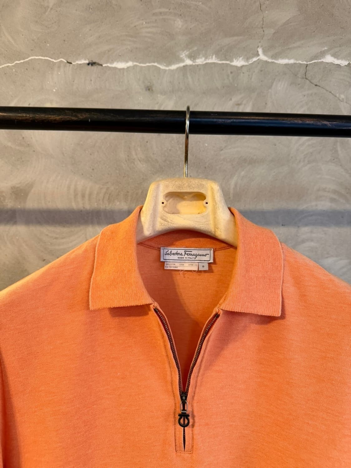 페레가모 클래식 짚업PK티셔츠 남성100 상품이미지3