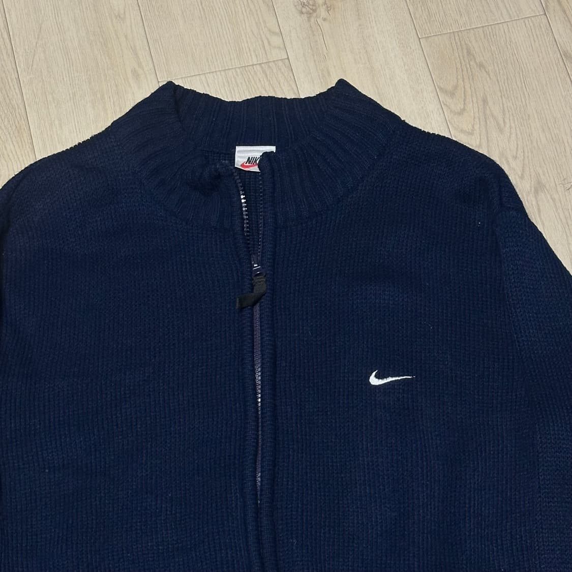나이키 네이비 니트 집업 상품이미지2