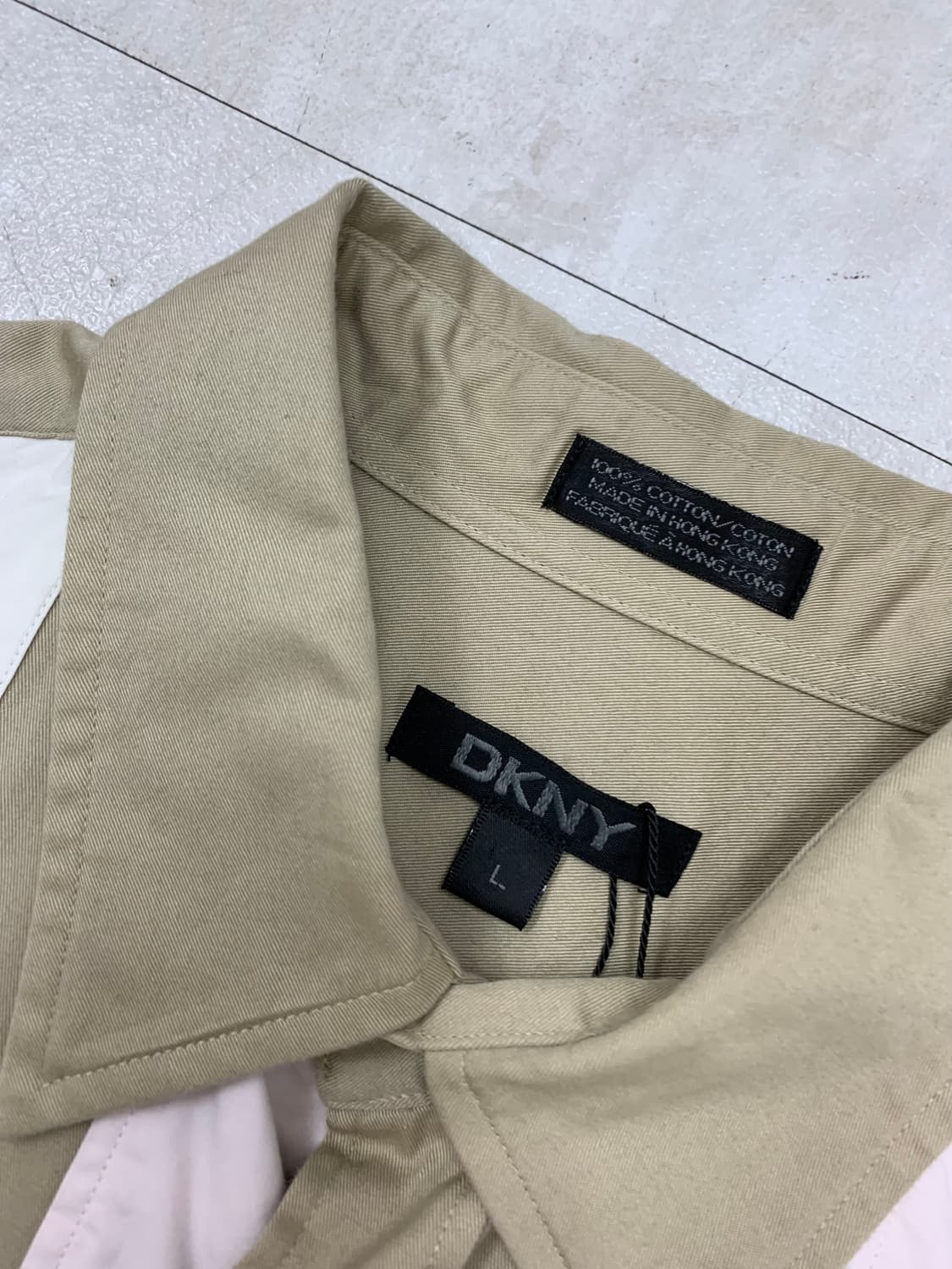 Dkny 스트라이프 패치 디테일 셔츠 #669 상품이미지5