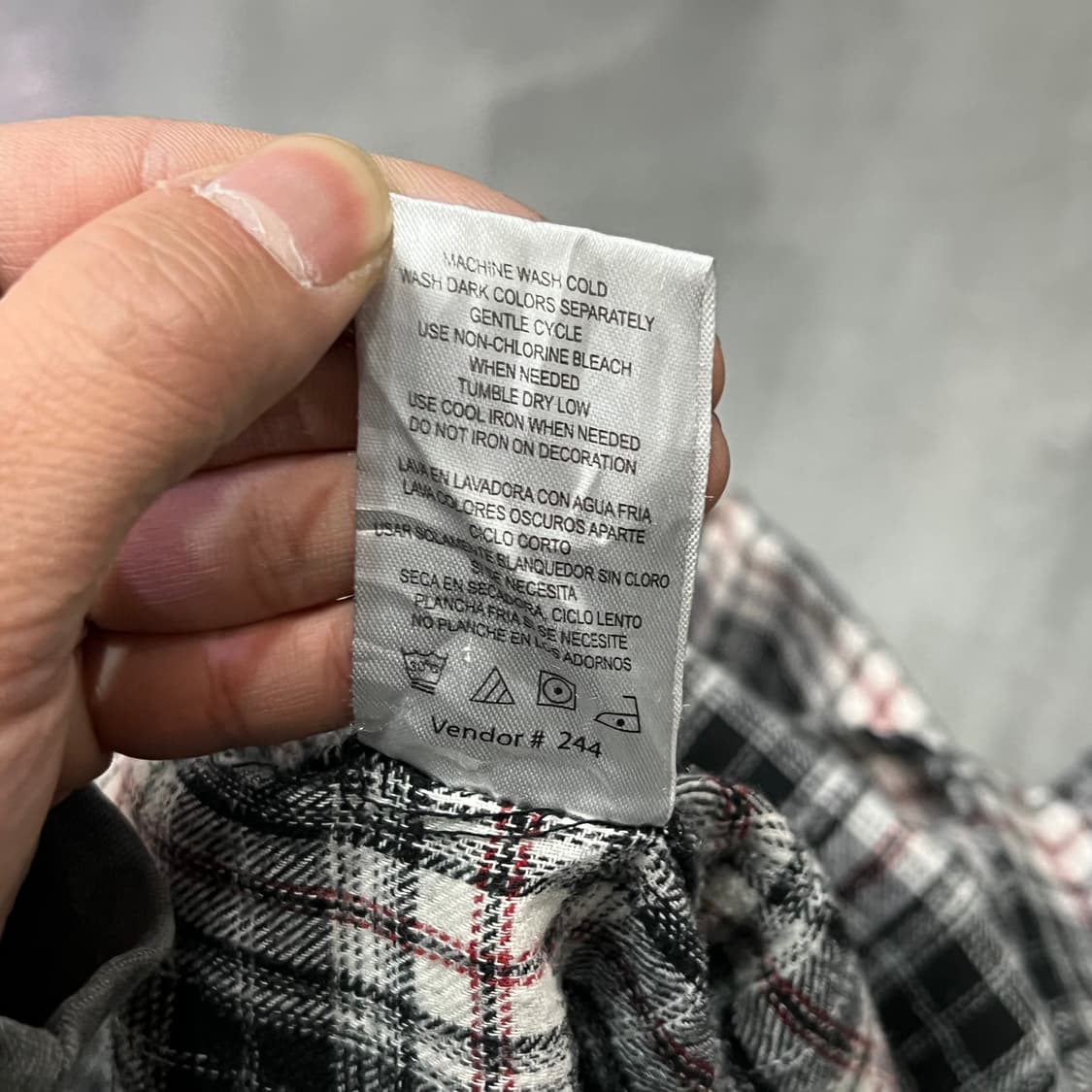  리 체크 플란넬 셔츠 y15127 상품이미지7