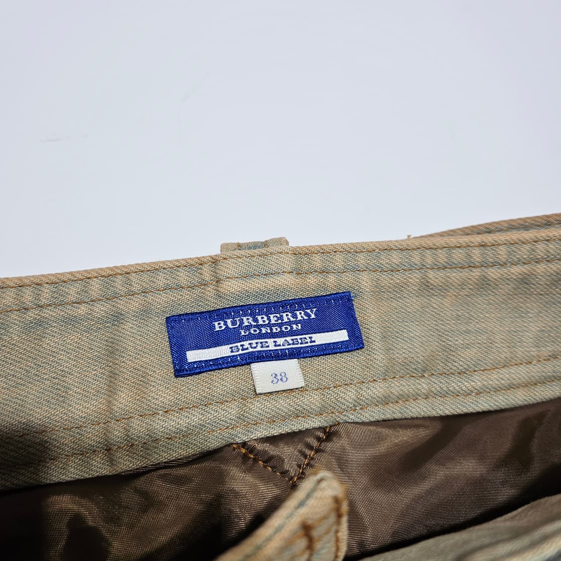 버버리 체크 스커트[38] 상품이미지4