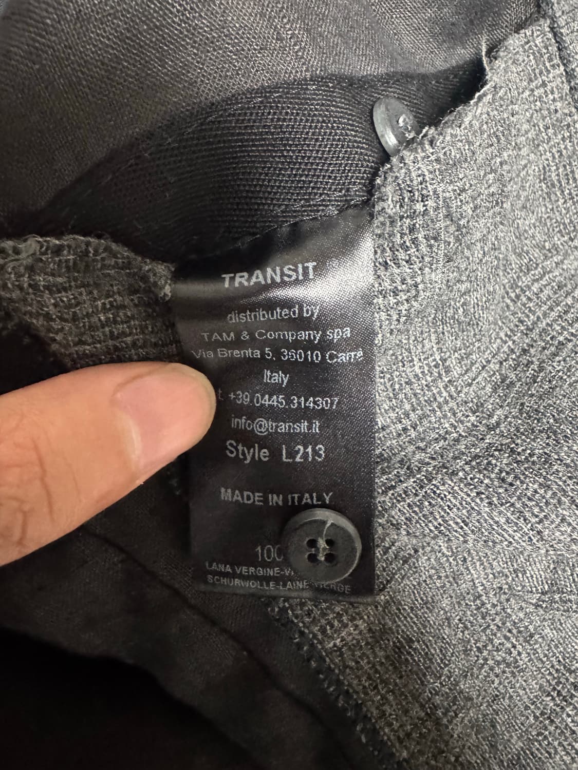 트랜짓(transit) 울 코트 상품이미지7