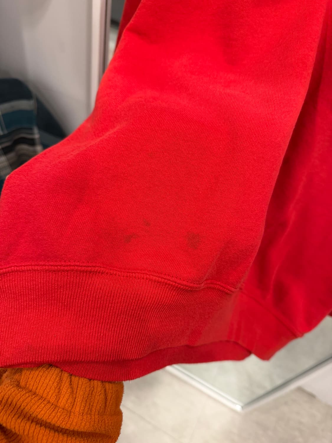 90s Jerzees 저지스 플레인 스웻 셔츠 (made in USA) 상품이미지8