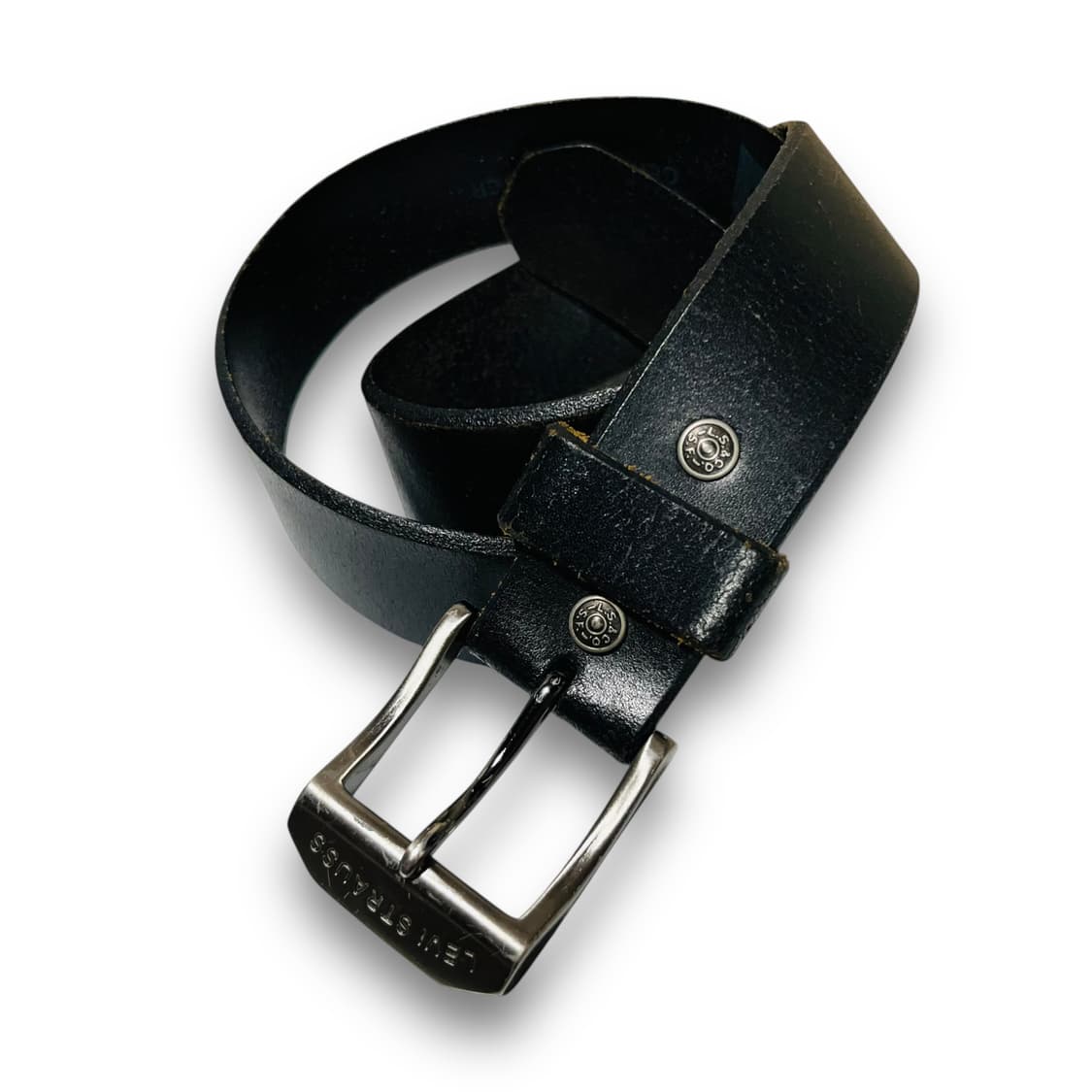 Levi's Western Dark Real Leather Belt 상품이미지2