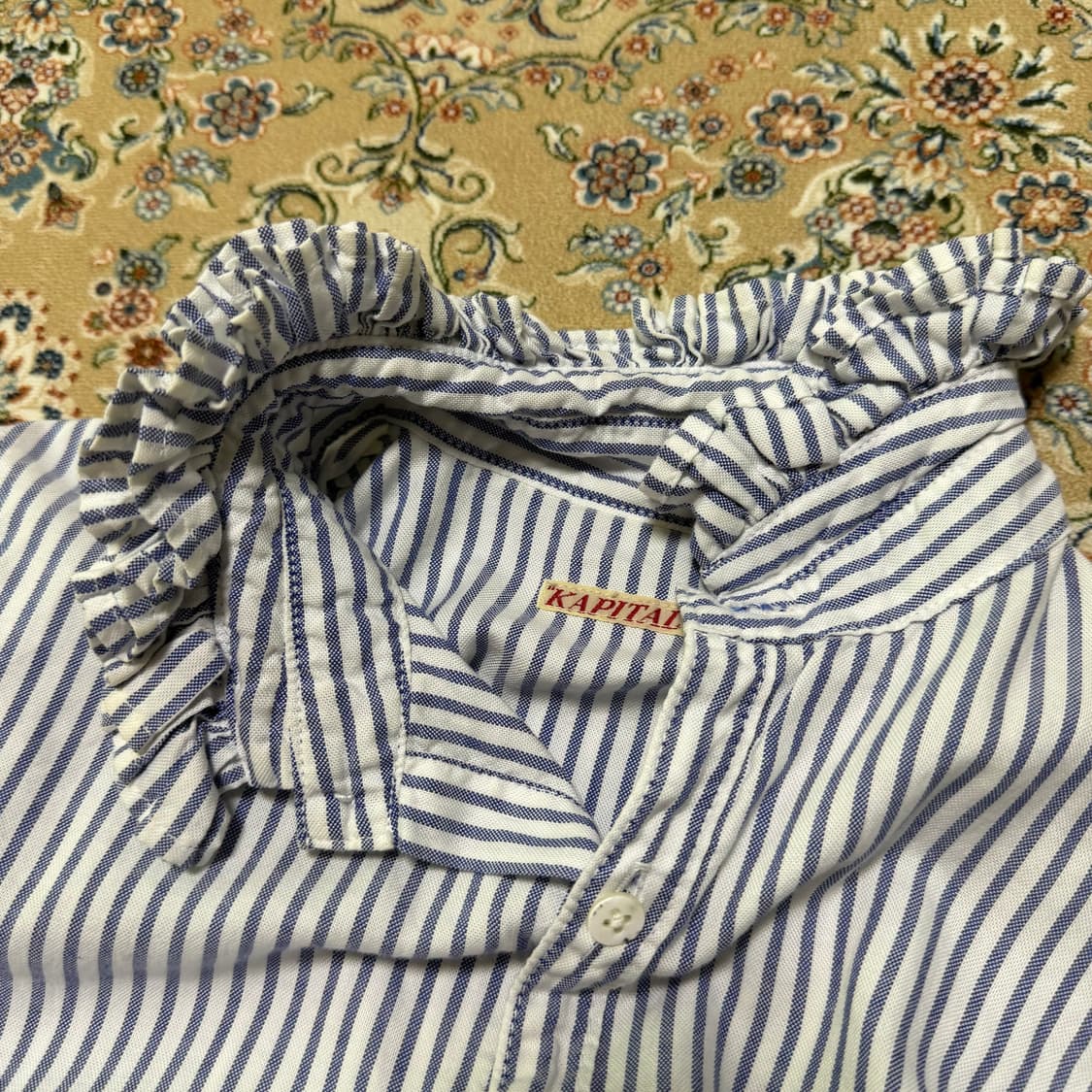 캐피탈 스트라이프 프릴 셔츠 Kapital Frill shirts 상품이미지5