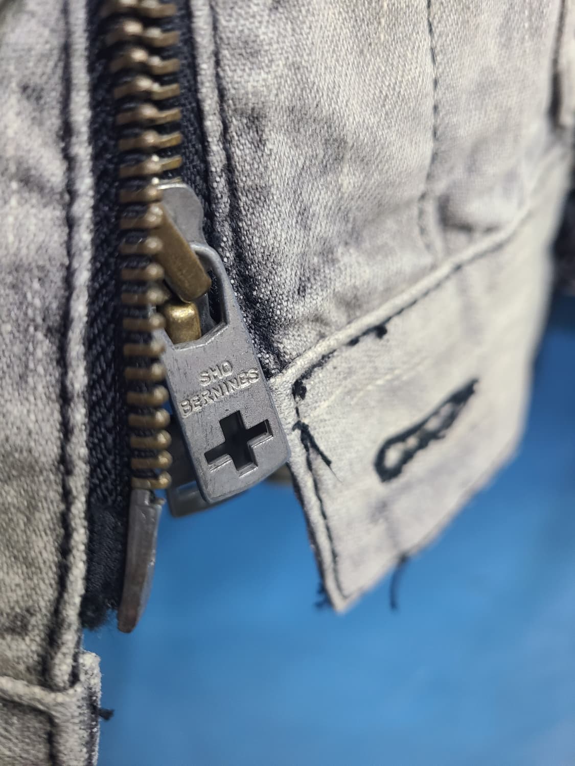 희귀템 일본 그런지펑크 버닝쇼 데님자켓 상품이미지10