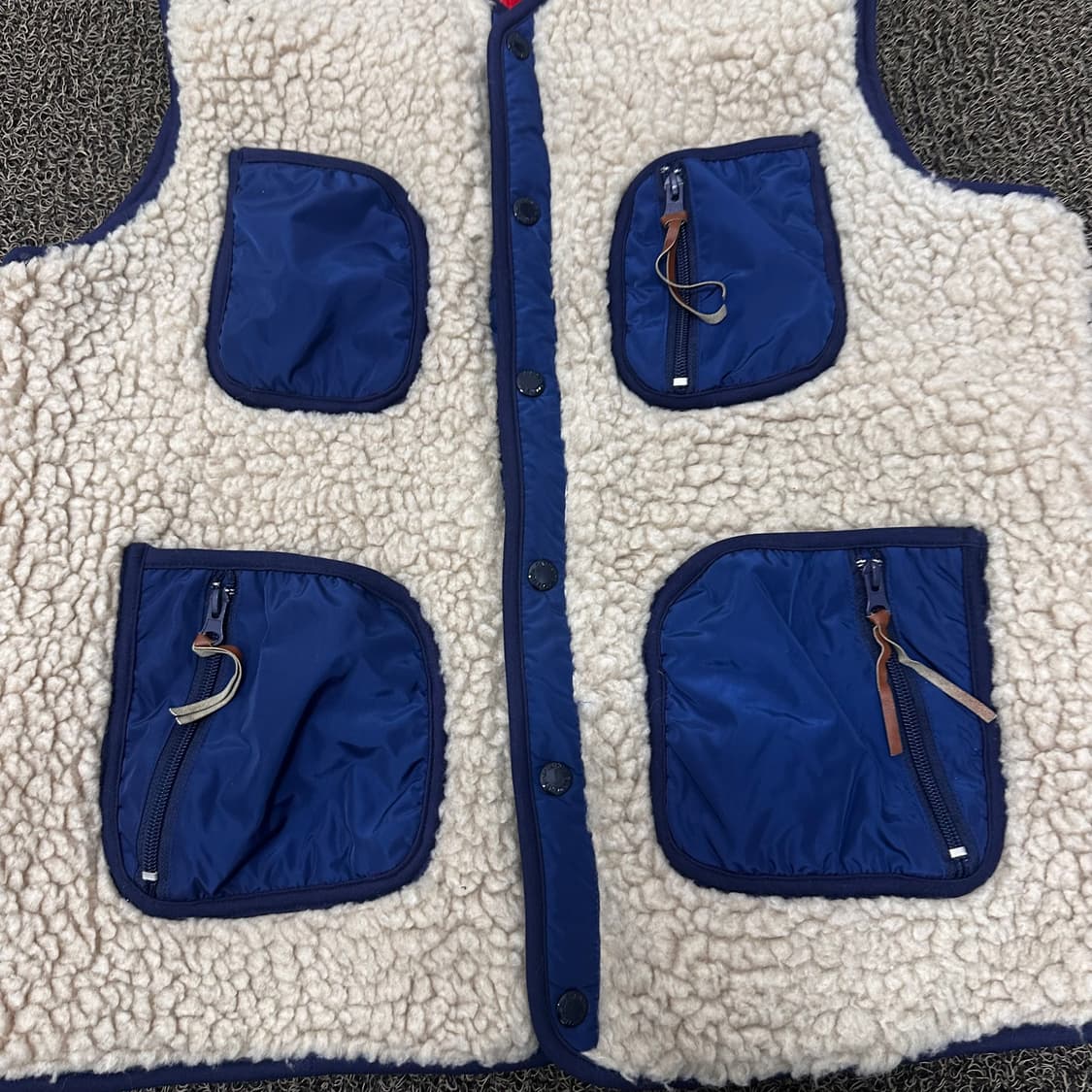 A. Blue Garments wool vest 울 베스트 L 상품이미지3