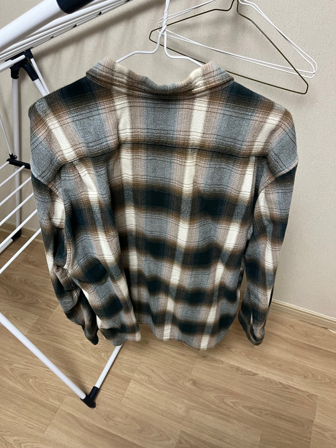 디스이즈네버댓 - Flannel Zip Shirt Brown 상품이미지4