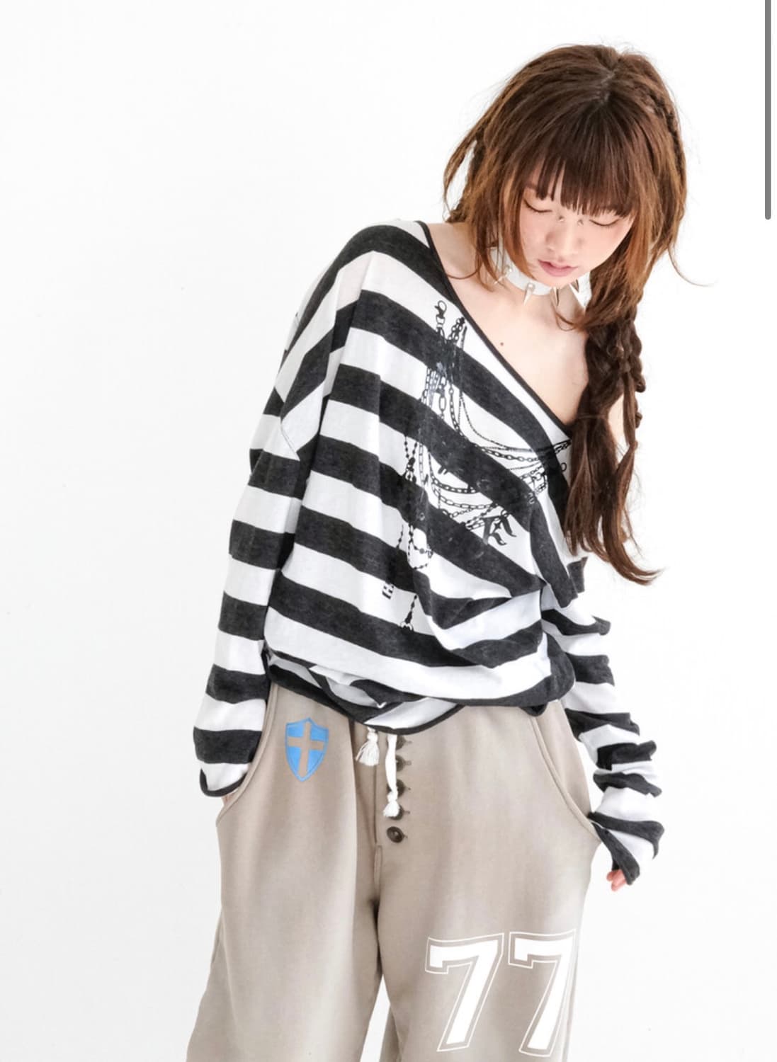 (샵페어리) Totem chain graphic T-shirt 상품이미지1