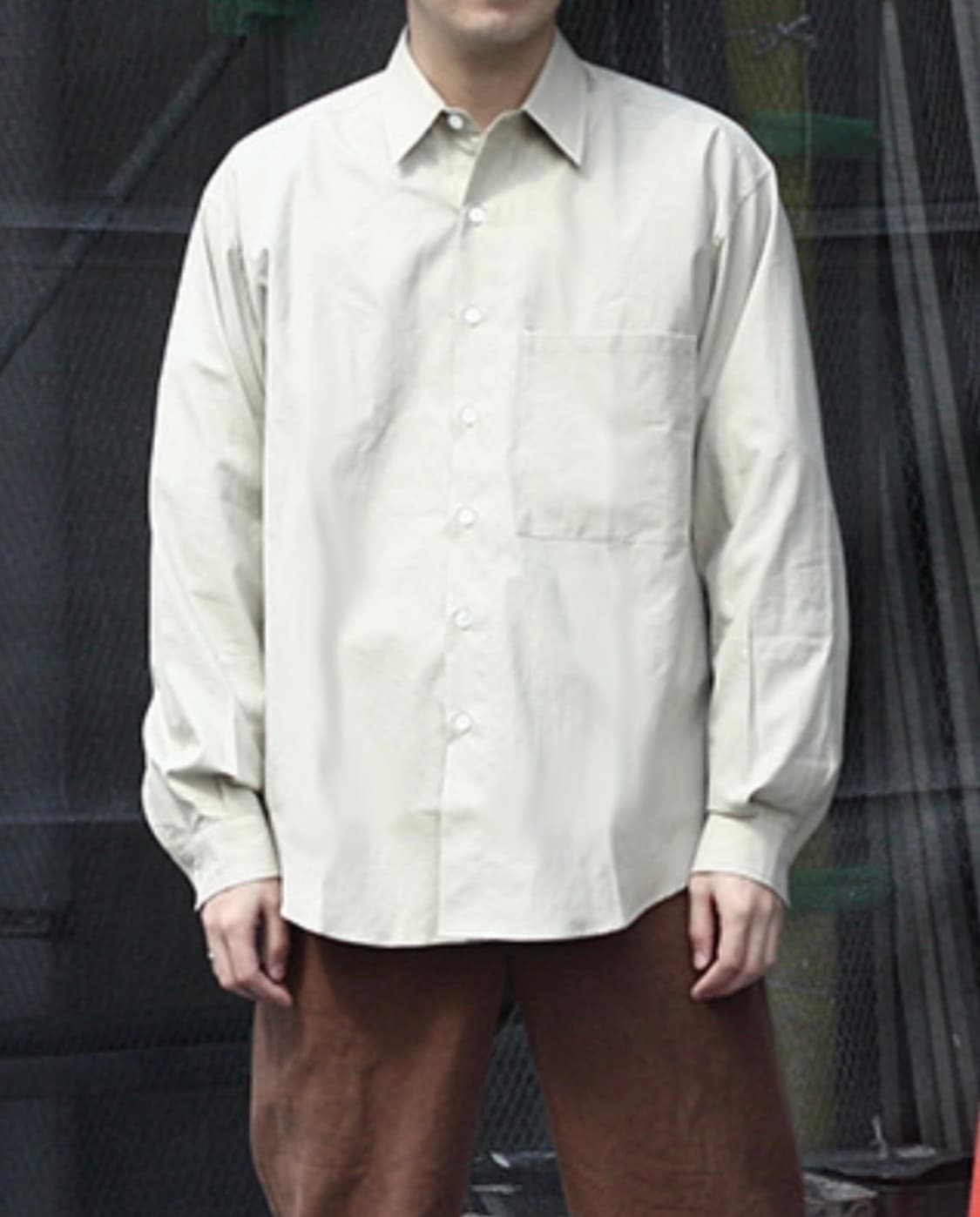 오라리 셔츠 라이트 베이지 4사이즈 상품이미지5