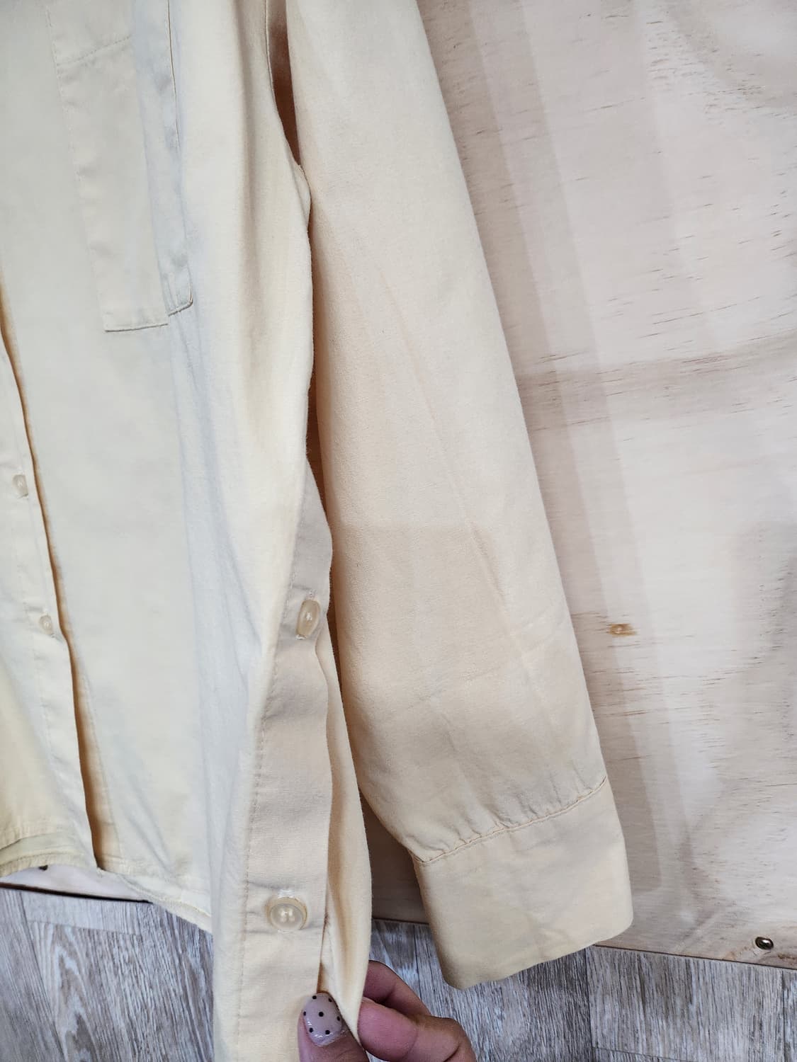 377) 여성 사이드버튼 포인트 셔츠 상품이미지3