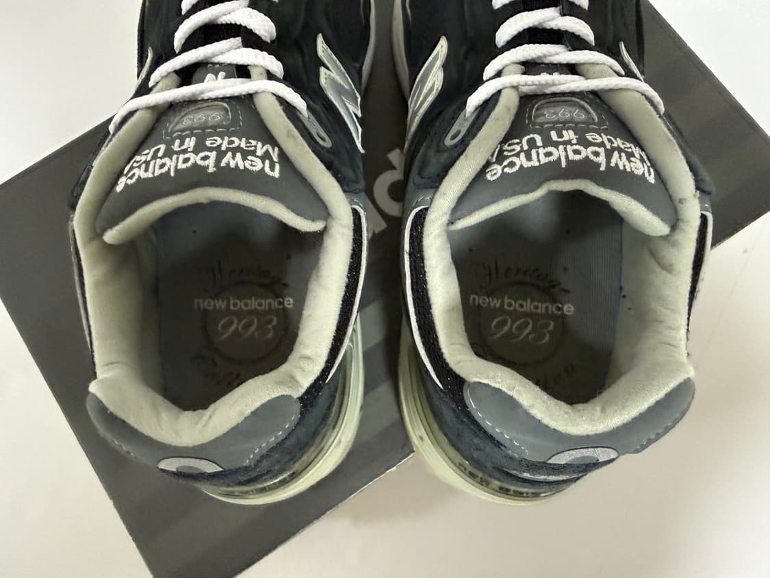 [W255] 뉴발란스 993 메이드인 USA B 블랙 상품이미지7