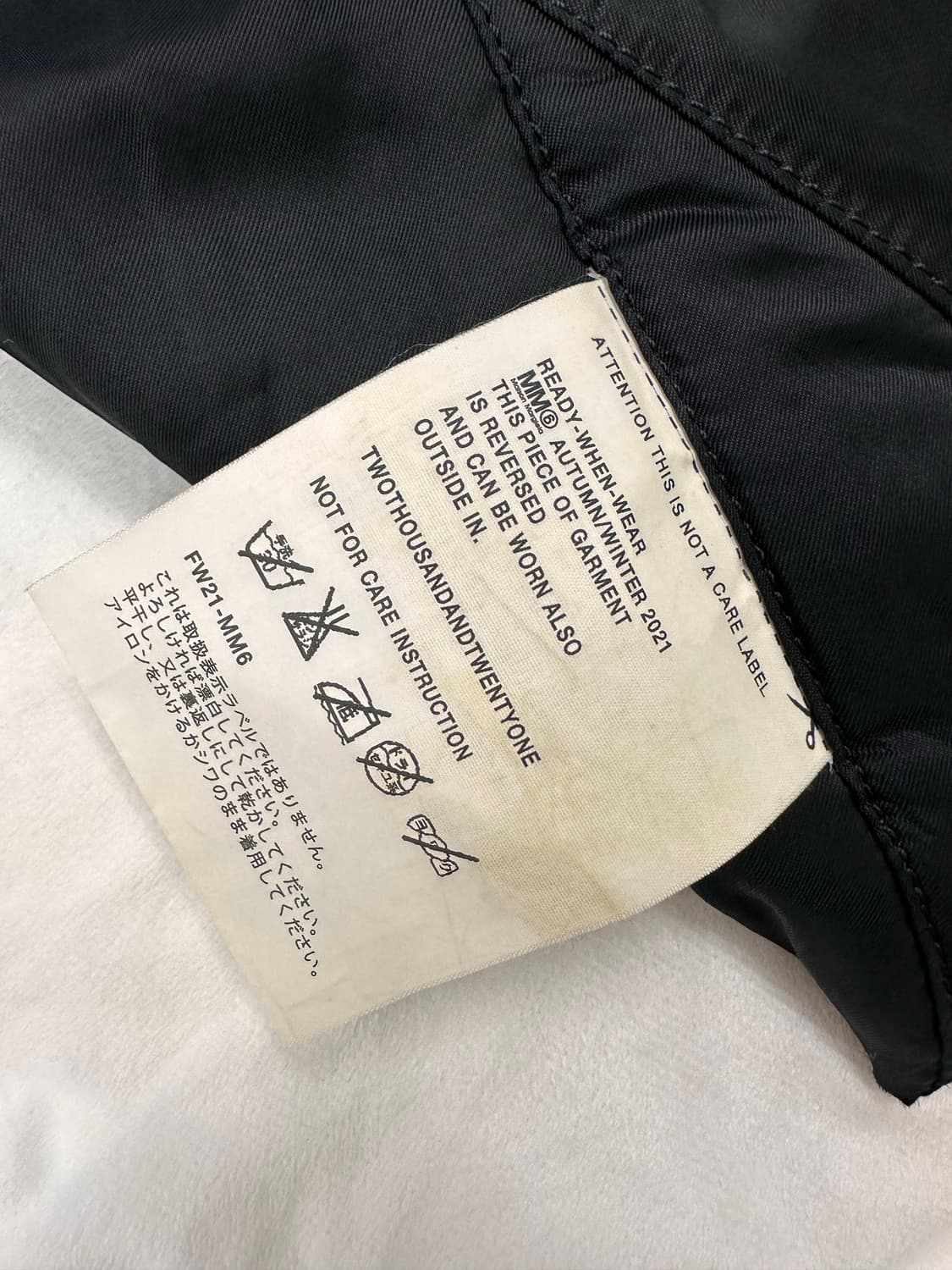 (OS)메종마르지엘라 인사이드아웃 재패니즈 토드백 스몰 상품이미지4