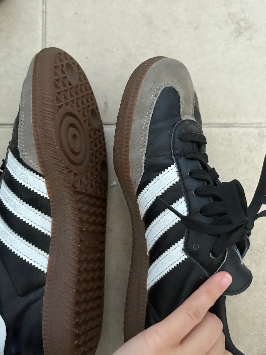 아디다스 삼바 비건 블랙 235 상품이미지3