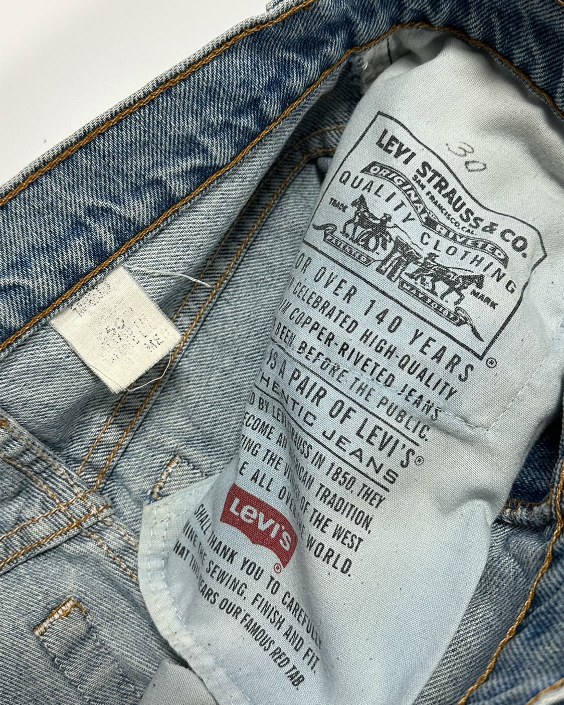 리바이스 530 데님 팬츠 상품이미지5