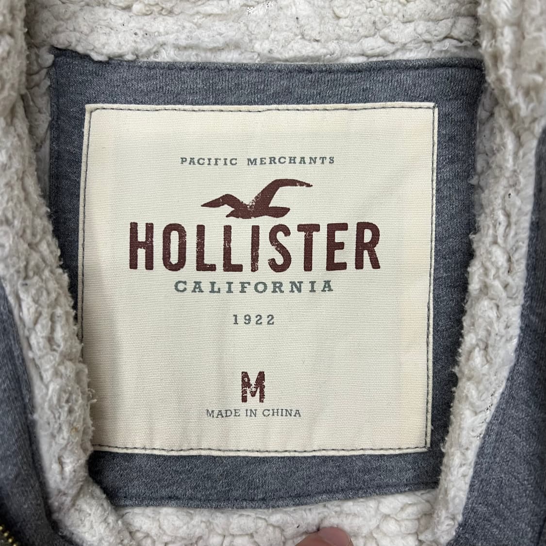 홀리스터 그레이 후드집업 상품이미지2