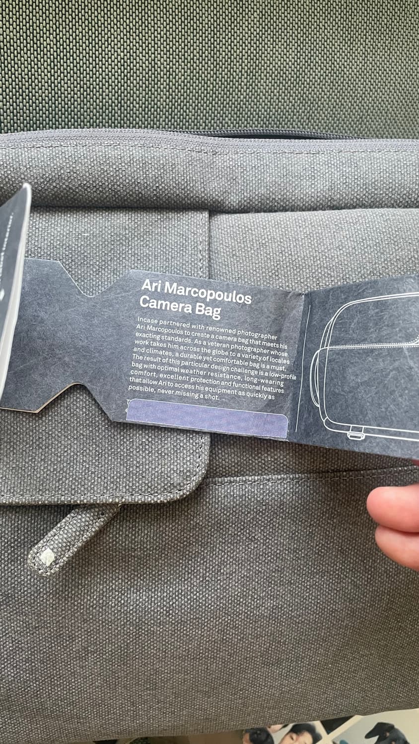인케이스 Ari Marcopoulos 카메라 백 그레이 상품이미지3